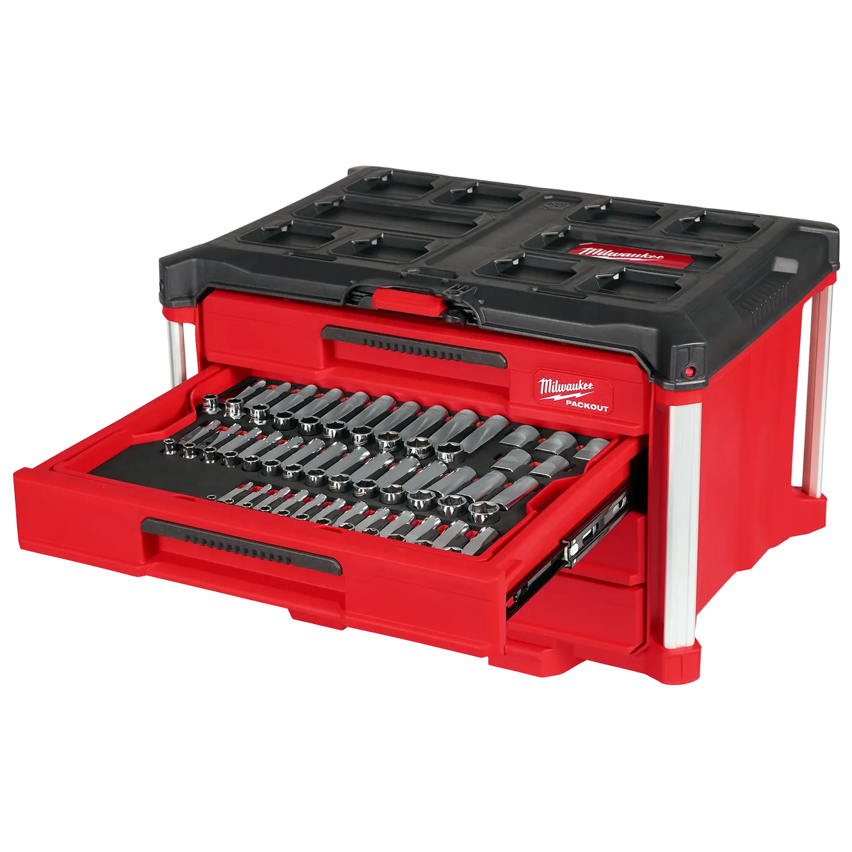 Set Cricchetto e Bussole 242 Pezzi con Valigetta PACKOUT™ a 4 Cassetti